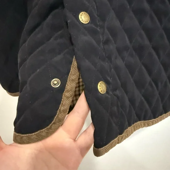 Orvis Womens Barn Jacket Equestrian Chore Coat Flannel Lined Thinsulate Medium - Picture 9 of 15